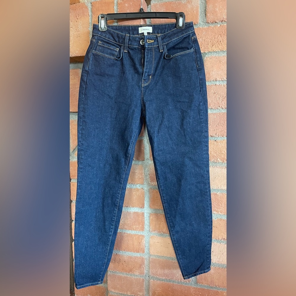L’AGENCE Hi-Waisted Mom Jeans Blue NWOT